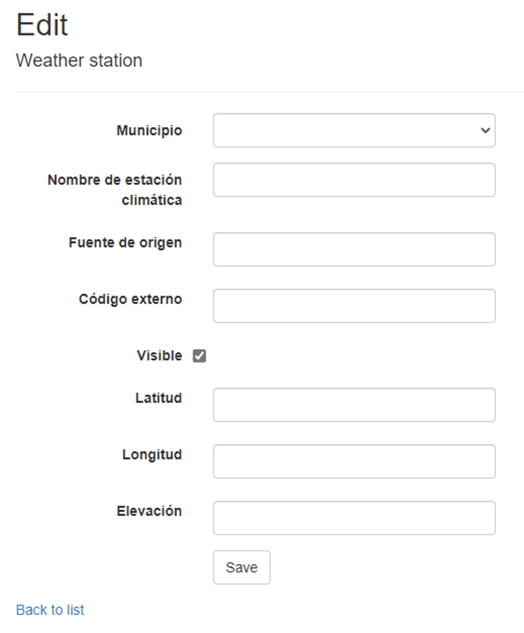 Guide how to edit Weather stations 2