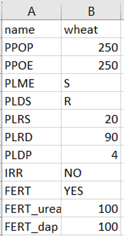How looks the export crop csv file 1