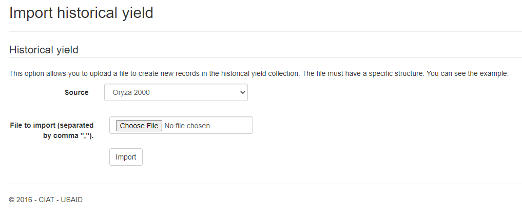 Historical yield module image